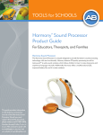Advanced Bionics Harmony Product guide