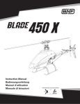 BNF BLADE 450 X Instruction manual