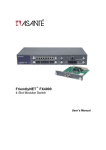 Asante FX4000 User`s manual