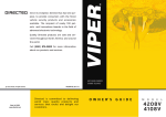Viper 4208V Instruction manual