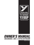 YORKVILLE YX10SP Owner`s manual