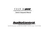 Audio Control FOUR.1i Specifications