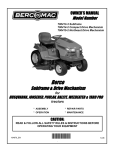 Bercomac 700415 Owner`s manual