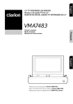 Clarion VMA7483 Owner`s manual