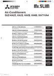 Mitsubishi Electric SUZ-KA71VA4 Installation manual