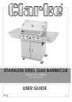 Clarke SSBBQ4 User guide