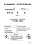 Schwank STS-JZ Owner`s manual