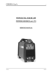 Cebora Power Tig 1540 DC-HF Service manual