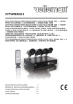 Velleman CCTVPROM15 Installation guide