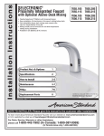 American Standard 7055.105 Specifications