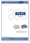 ACS ACR30 User manual