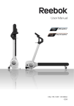 Reebok i run se User manual