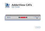 ADDER AdderView CATxIP 000 User guide