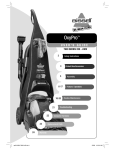 Bissell OXYPRO 240V User`s guide