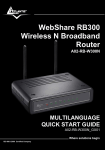 WebShare RB300 Wireless N Broadband Router