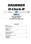 Drawmer D-Clock-R DMS-6 Specifications