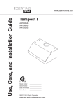 Zephyr AK7042AS Installation guide