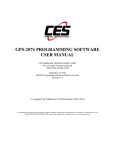 CES GPS-207 User manual