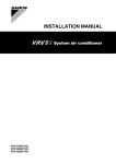 Daikin RXYSQ5M7V3B Installation manual