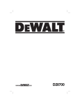 DeWalt D28700 Technical data