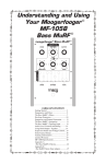 Moog Moogerfooger MF-105B Bass MuRF Technical information