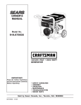 Craftsman MGP-679500 Owner`s manual