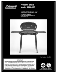 Coleman 9944-857 Instruction manual