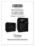 Vinotemp WINE-MATE WM-15SFCW Specifications