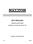 Baldor GLC60 Owner`s manual