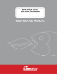 Baumatic BDW60W Instruction manual