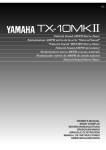 Yamaha TX-10MKII Owner`s manual