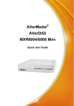 Avermedia MXR6004 User guide