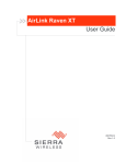 Sierra Wireless Raven XT User guide