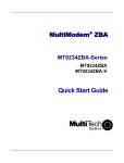Multitech MultiModem ZBA MT9234ZBA Product specifications