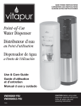 vitapur Water Dispenser Use & care guide