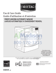 Maytag MHWE301 Use & care guide