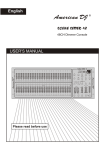 American DJ Elation Stage Setter 8 User`s manual