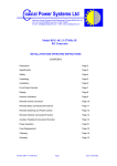 Coaxial Power Systems RFG 4K 13-27MHz 5U Operating instructions