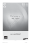 Samsung DW80H993 Series User manual