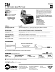 Miller Electric 22A Specifications