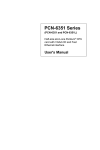 Advantech PCN-6351 Series User`s manual