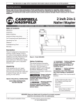 Campbell Hausfeld NB0040 Operating instructions