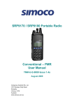 Simoco SRP9180 User manual