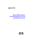 Qualcomm Globalstar GCK-1410 User guide