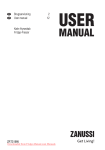 Zanussi ZRT 6656 User manual