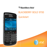 AT&T RIM BlackBerry Bold MDC 9000 User guide