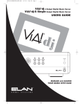 Elan VIA! dj-S Single User guide