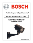 Bosch EX27N Installation manual