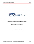 Quintum ITA-200 Specifications