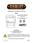 Drolet DECO Specifications
